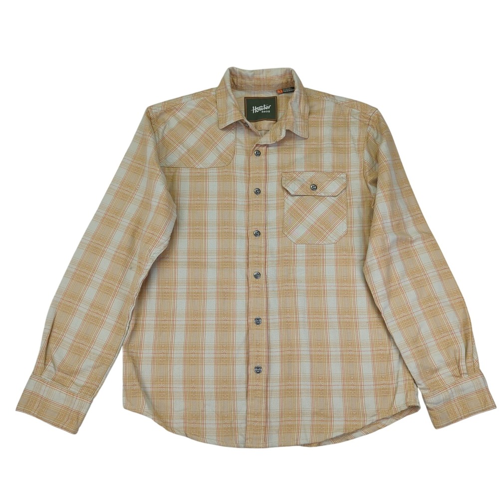 Howler Bros Harker's Flannel Mens Small Button Up Shirt Plaid Casual Work‎